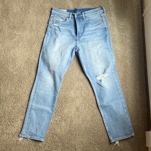 Gap High Rise Cigarette Jeans